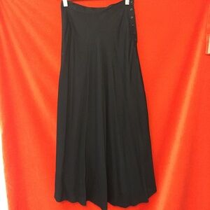 agnes b. vintage 90s a line maxi skirt black size 36 runs small  y2k